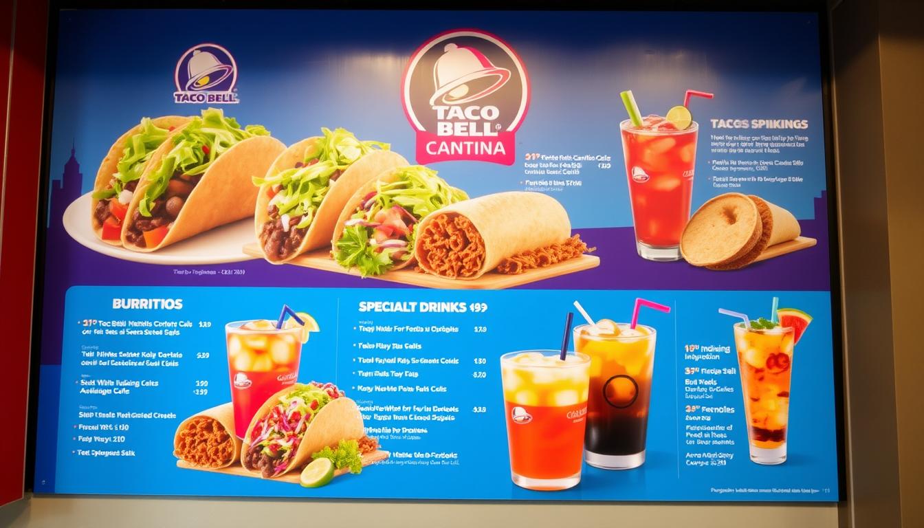 Taco Bell Cantina Indianapolis Menu With Prices