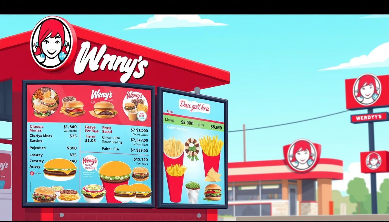 Wendy's Drive Thru Menu With Prices