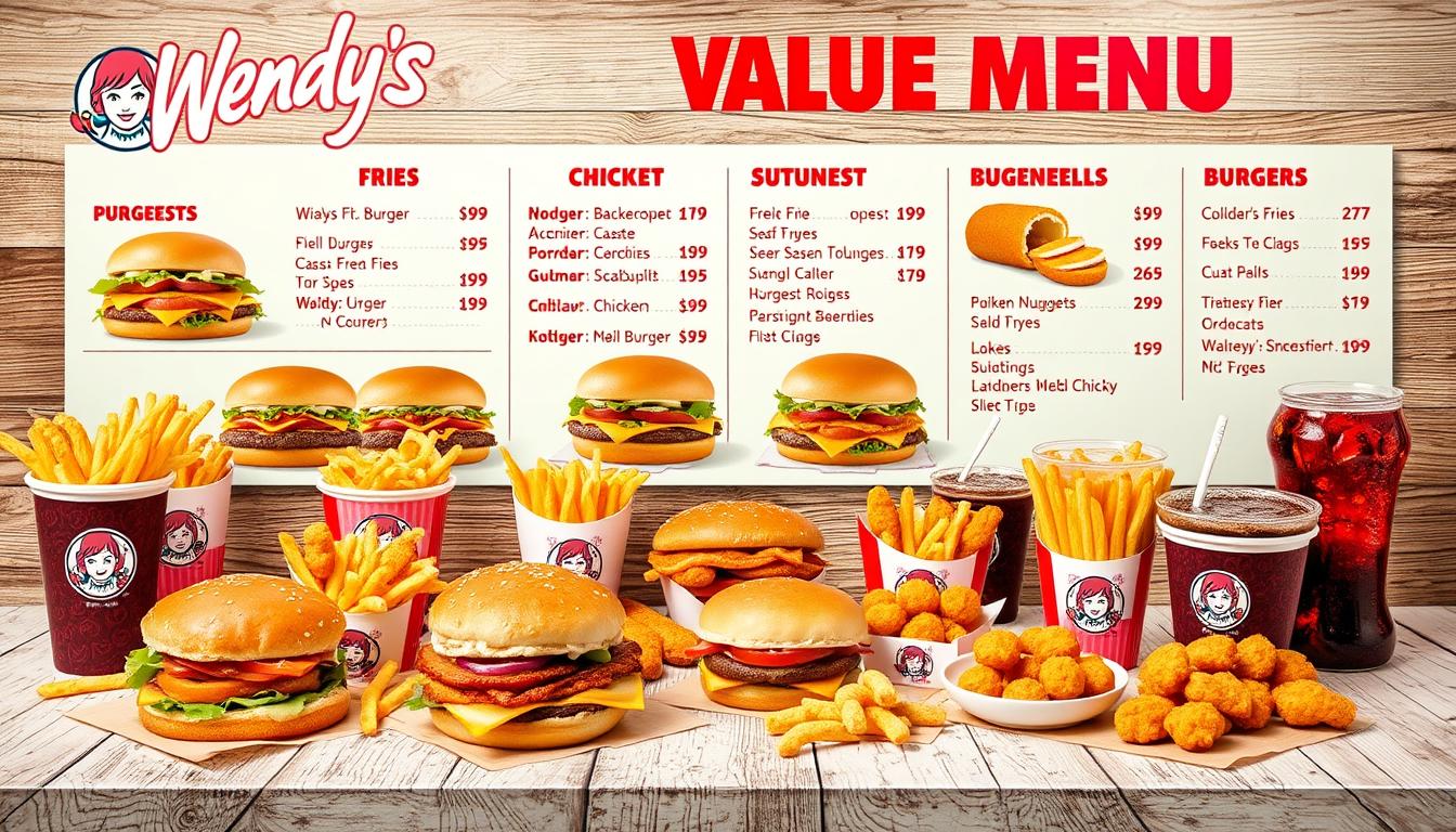 Wendy's Value Menu With Prices