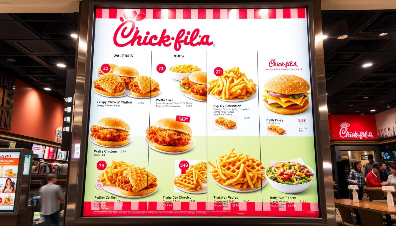 chick fil a menu with prices