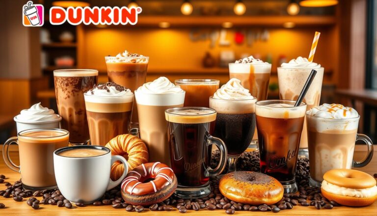 dunkin donuts coffee menu