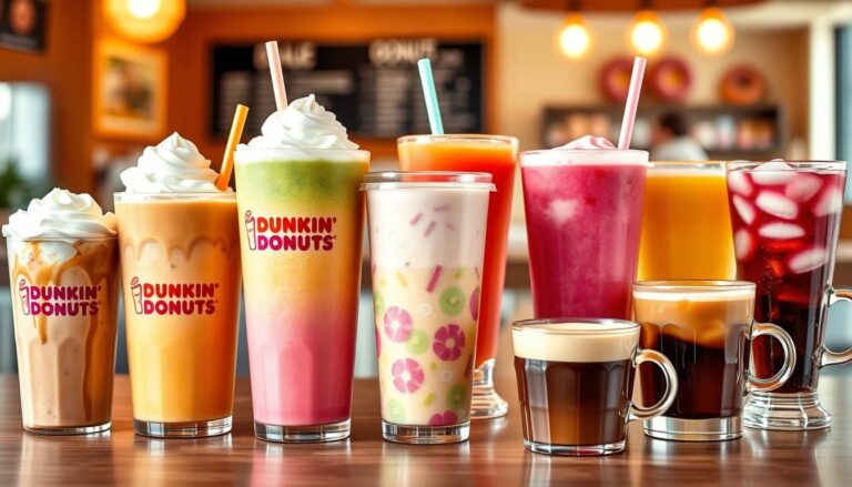 dunkin donuts drink menu