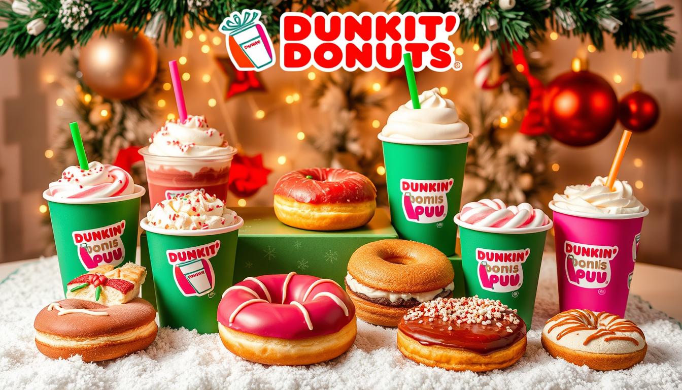 dunkin donuts holiday menu