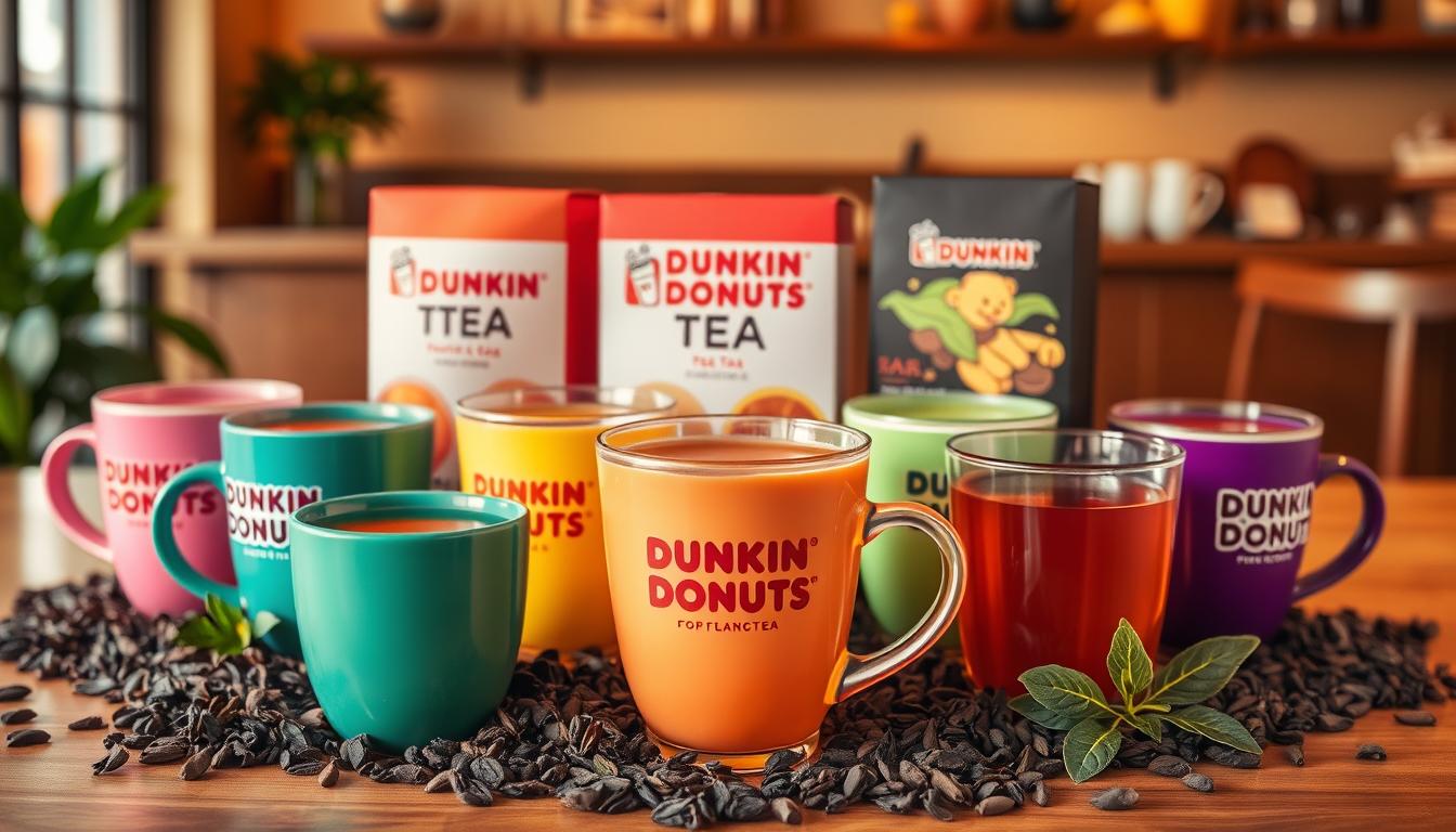 dunkin donuts tea menu