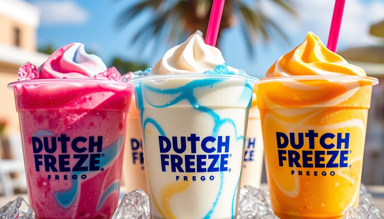 dutch bros freeze menu