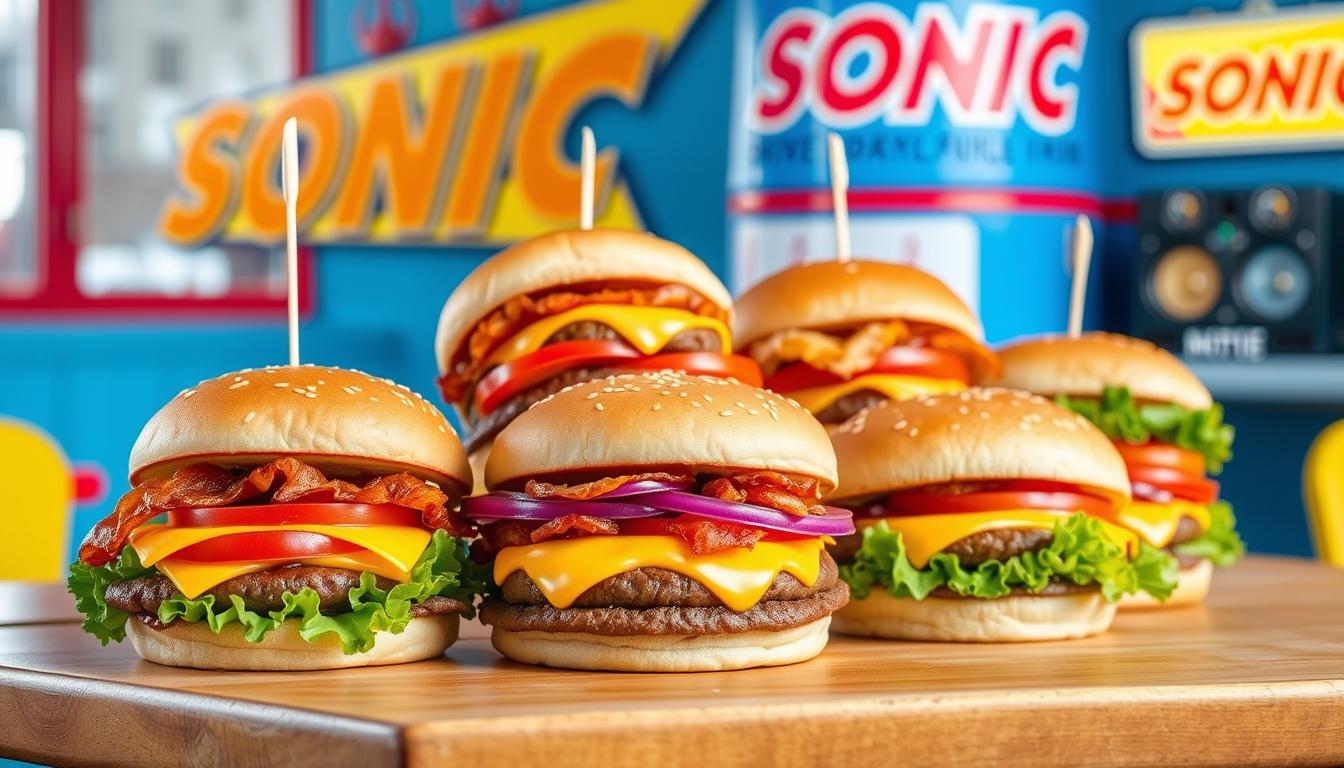 sonic burger menu