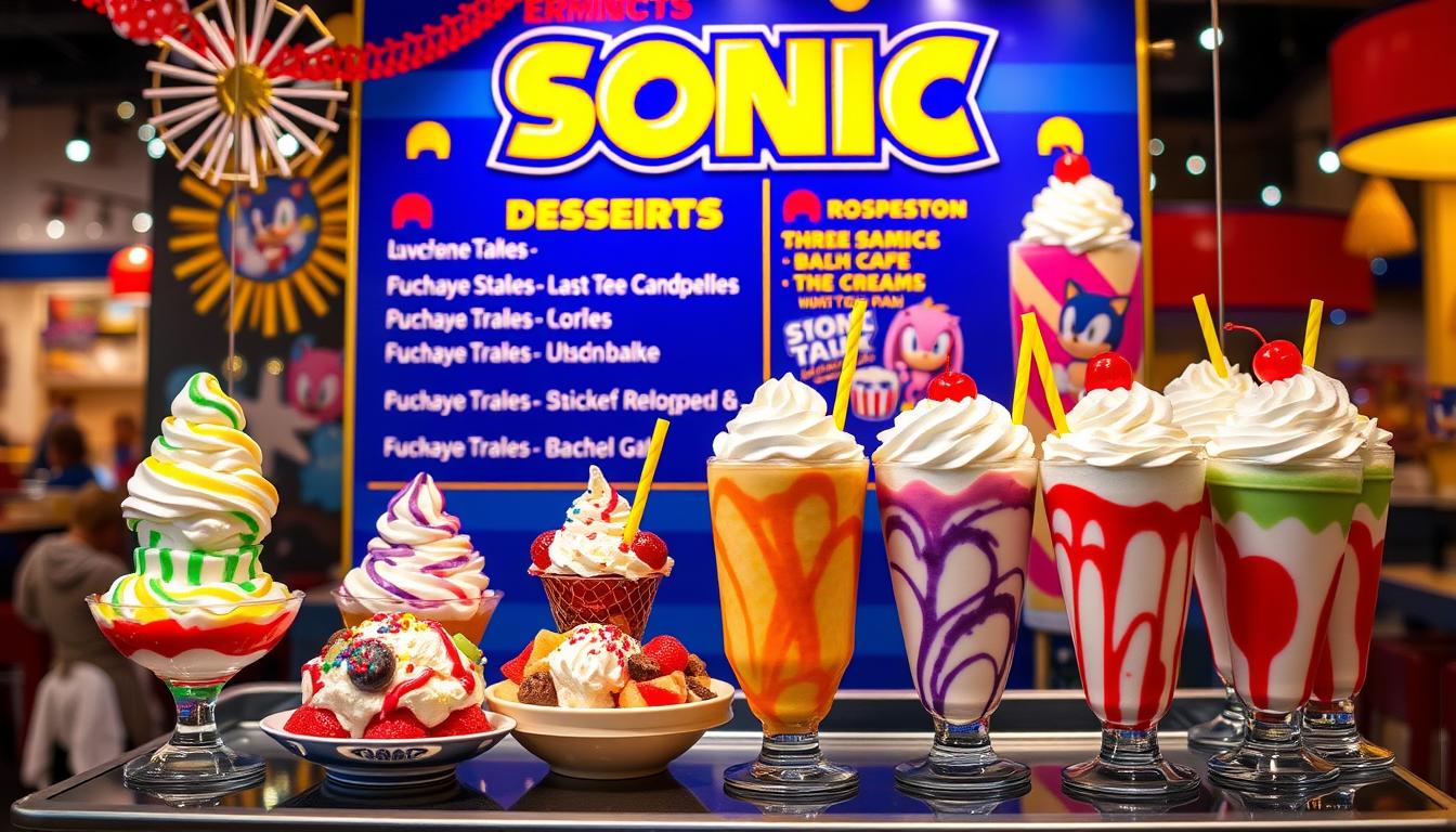 sonic dessert menu