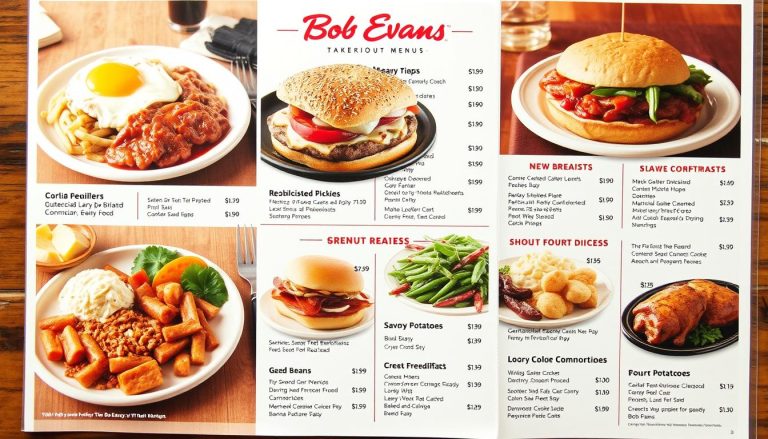 Bob Evans Take Out Menu With Prices