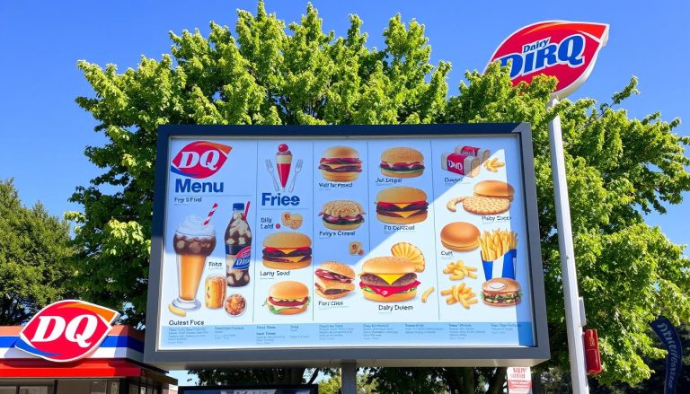 Dairy Queen Drive Thru Menu