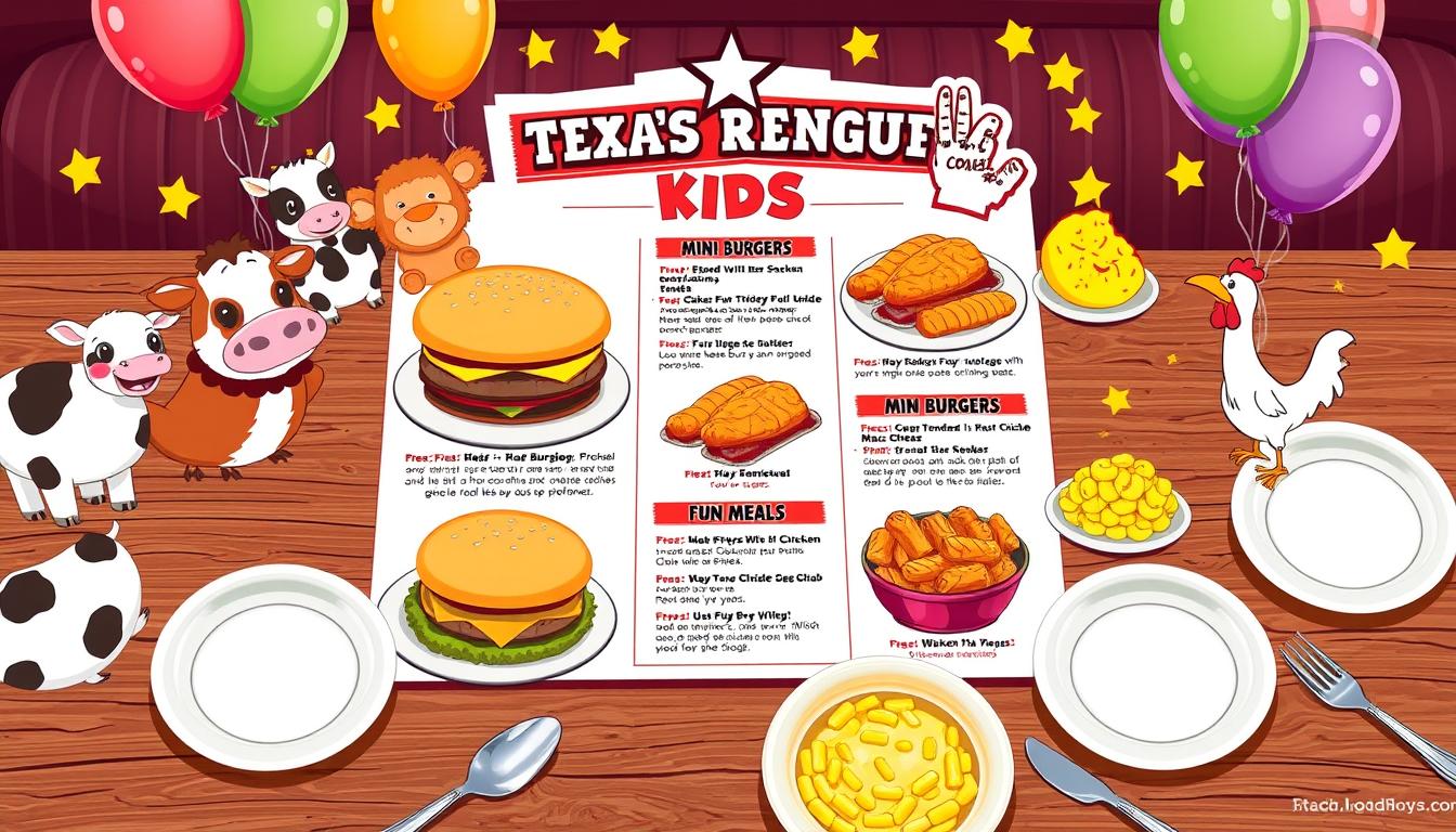 Texas Roadhouse Kids Menu