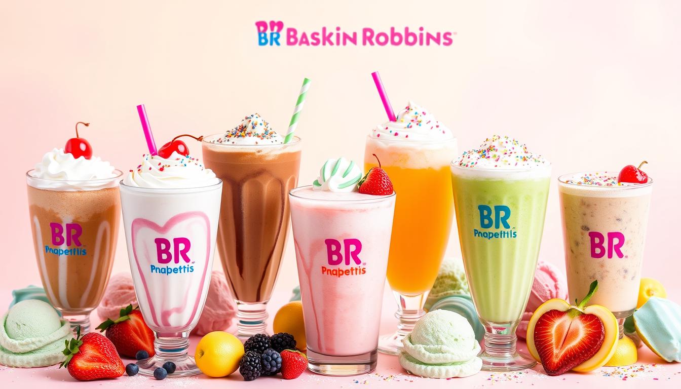 baskin robbins drink menu