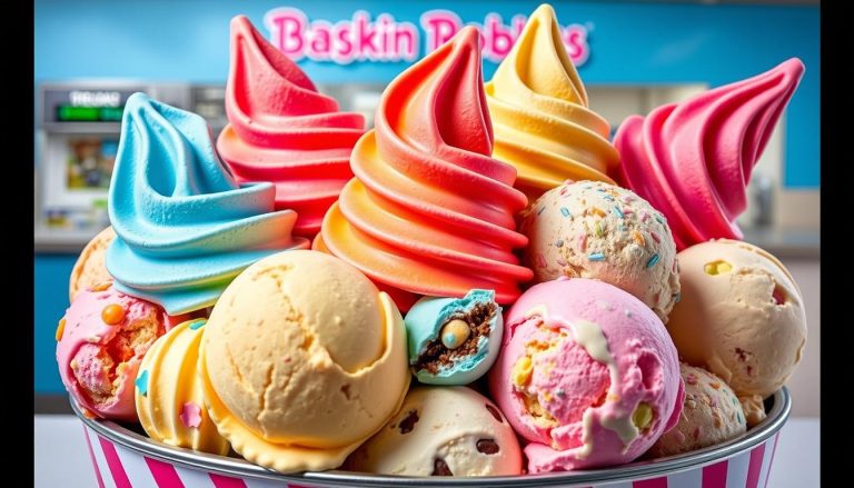 baskin robbins menu flavors