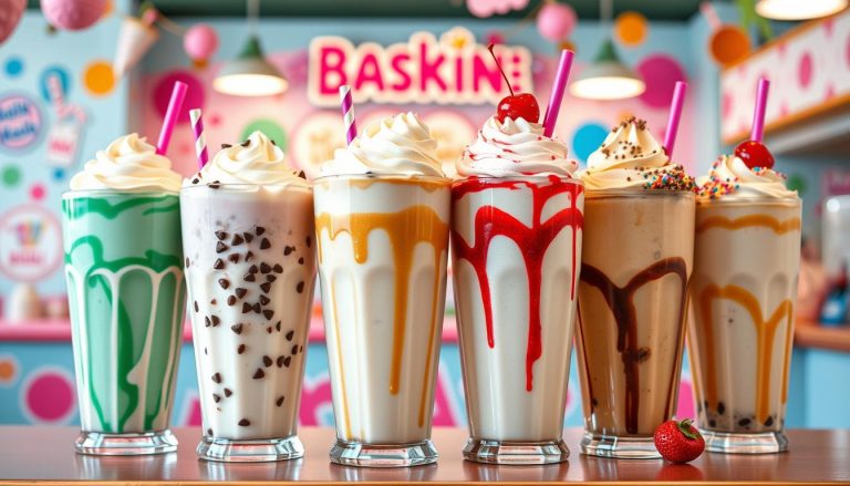 baskin robbins milkshake menu