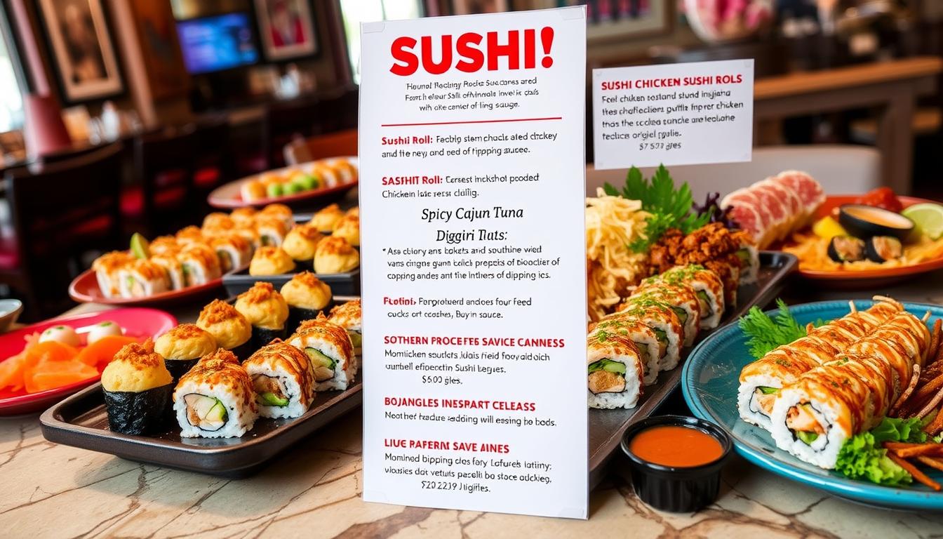 bojangles sushi menu