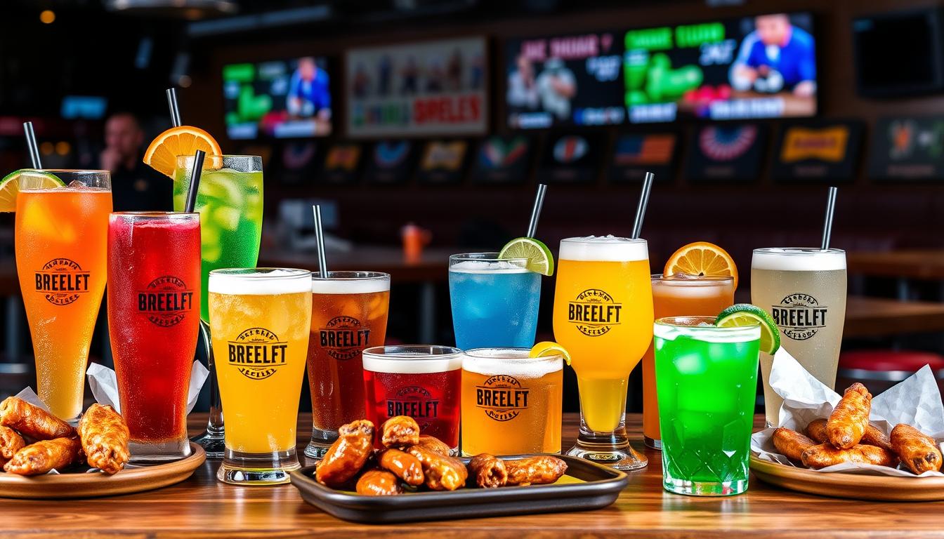 buffalo wild wings beverage menu