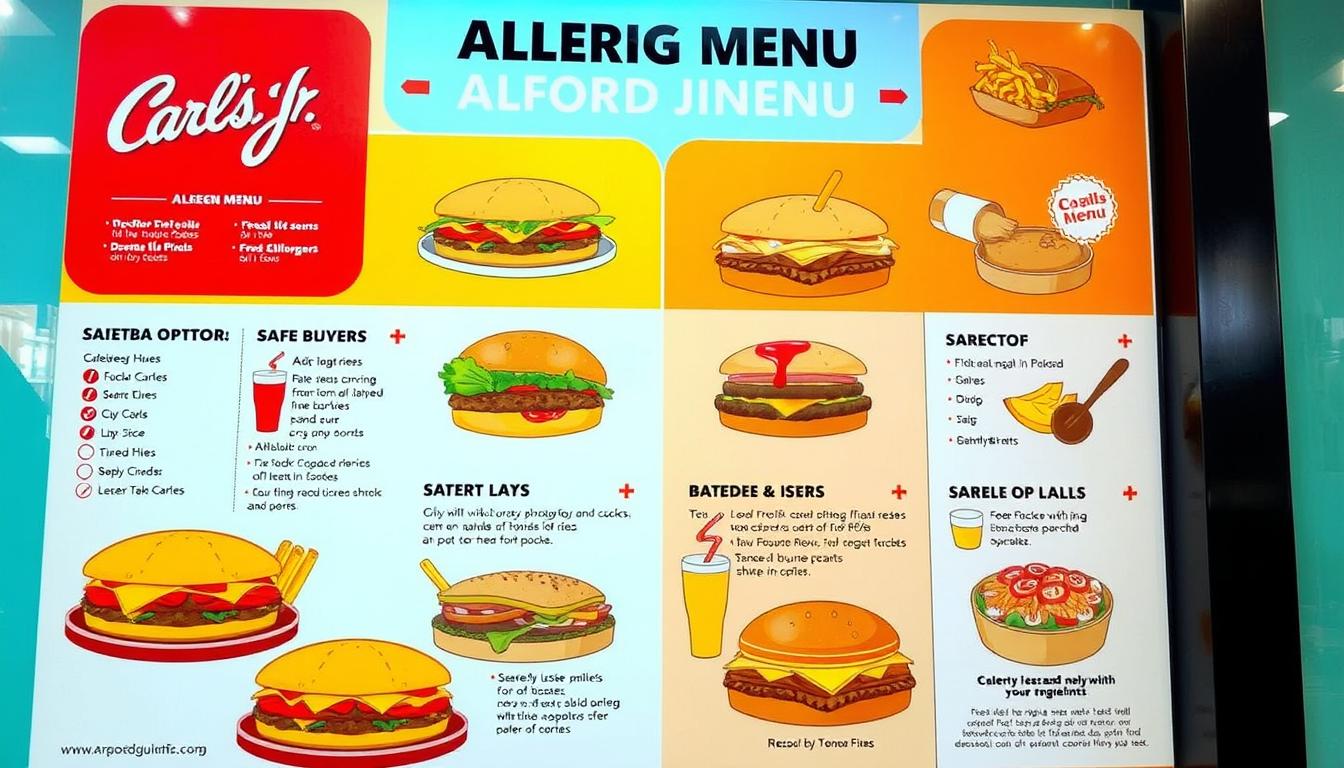 carl's jr allergen menu