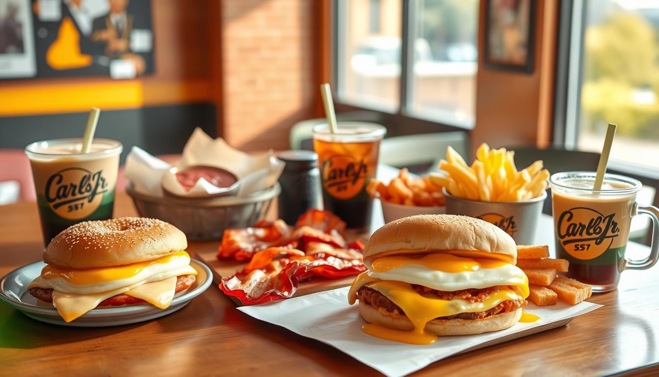 carl's jr breakfast menu