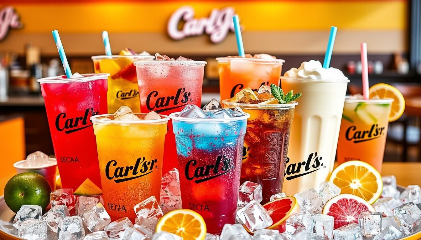 carl's jr drink menu