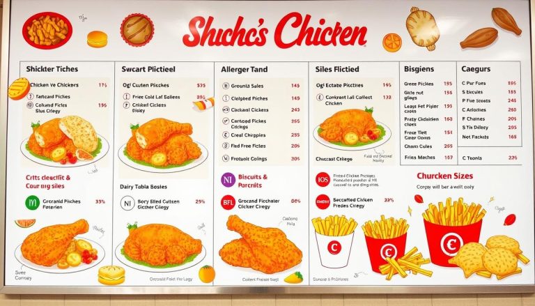 church's chicken allergen menu