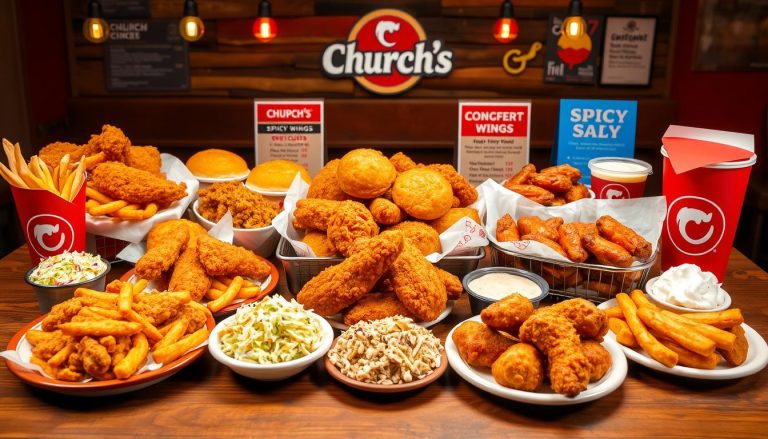 church's chicken online menu