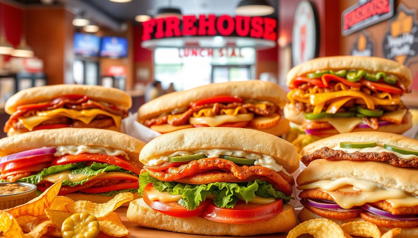 firehouse subs lunch menu