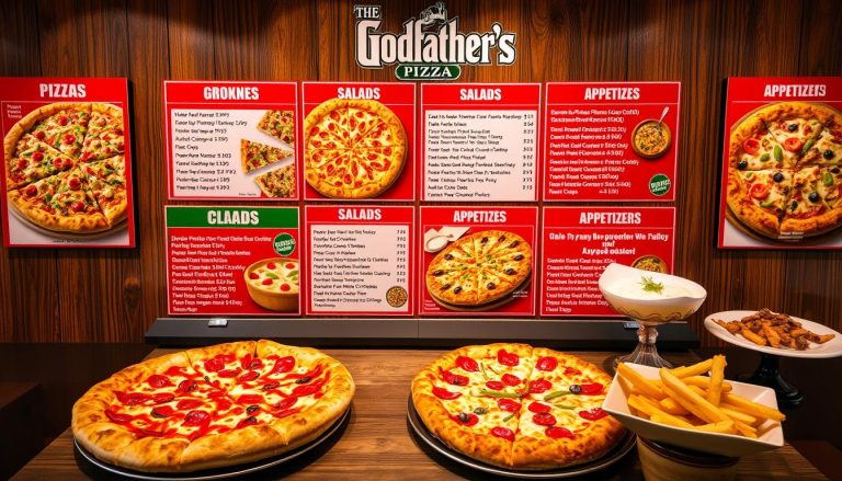 godfather's pizza red wing menu