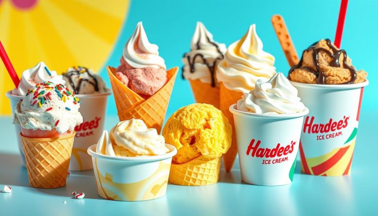 hardee's ice cream menu