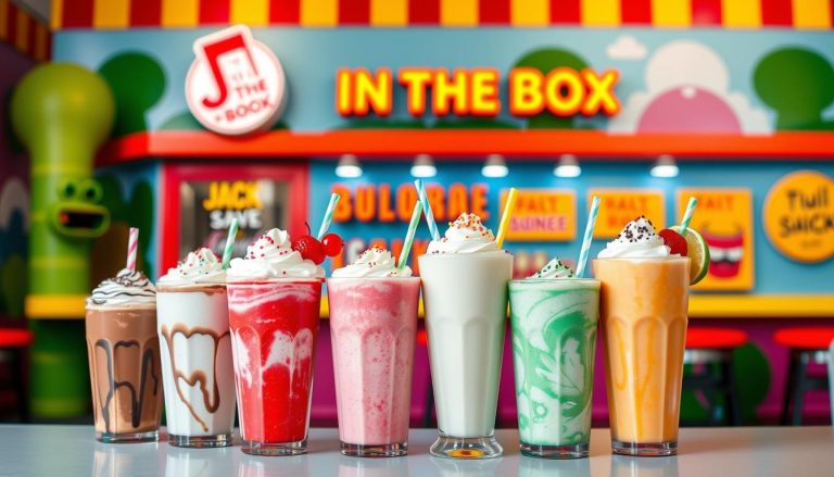 jack in the box milkshake menu