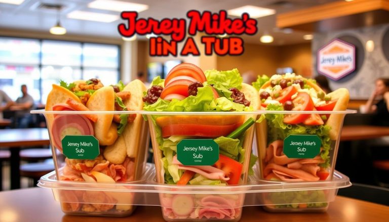 jersey mike's sub in a tub menu