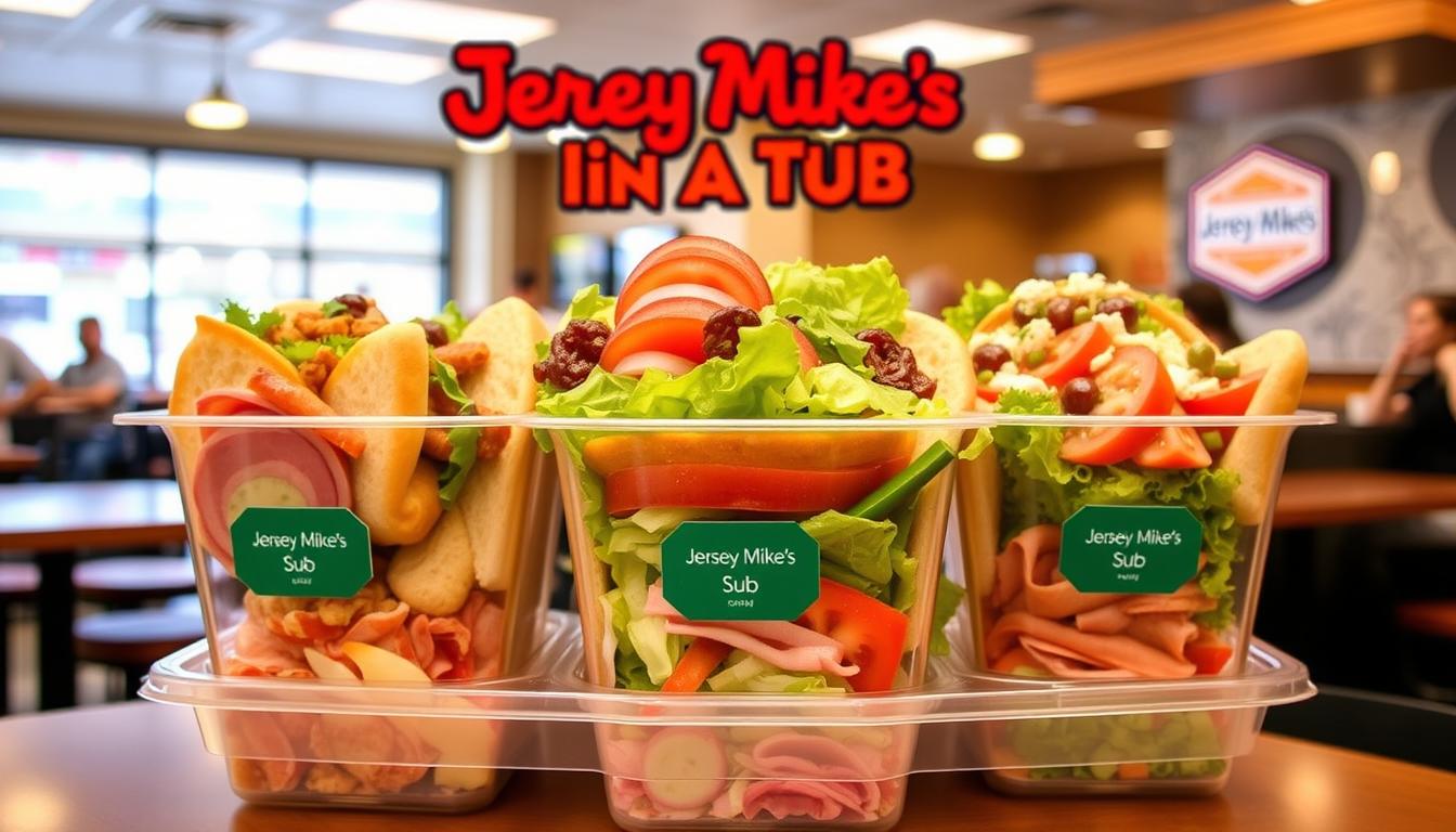 jersey mike's sub in a tub menu