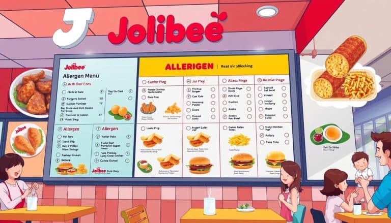 jollibee allergen menu