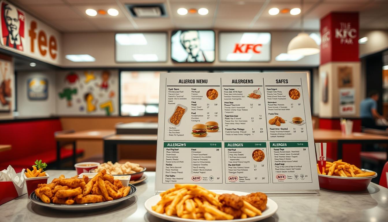 kfc allergy menu