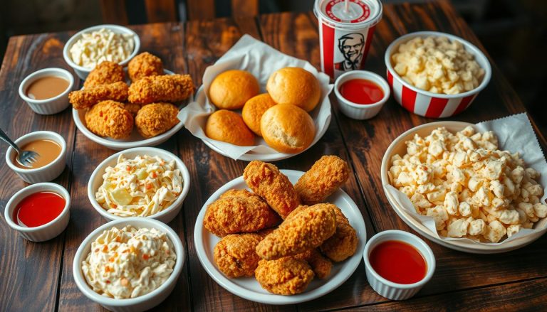 kfc chicken menu