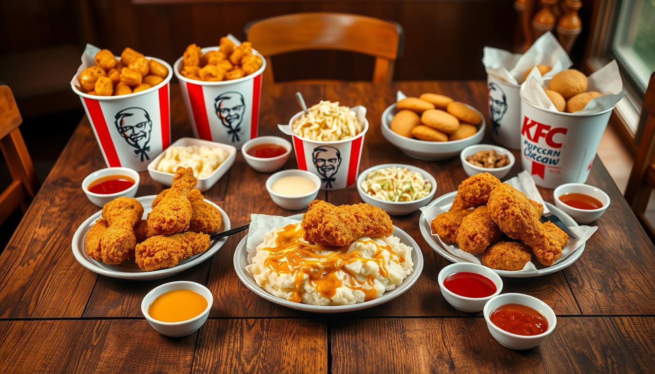 kfc dinner menu