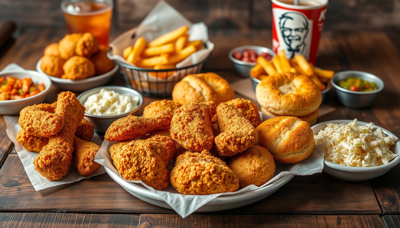 kfc lunch menu