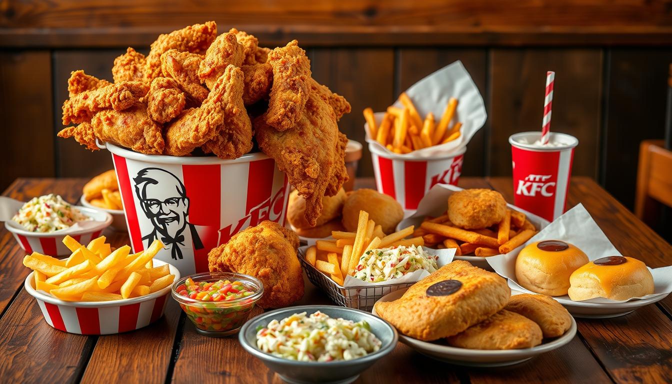 kfc meals menu