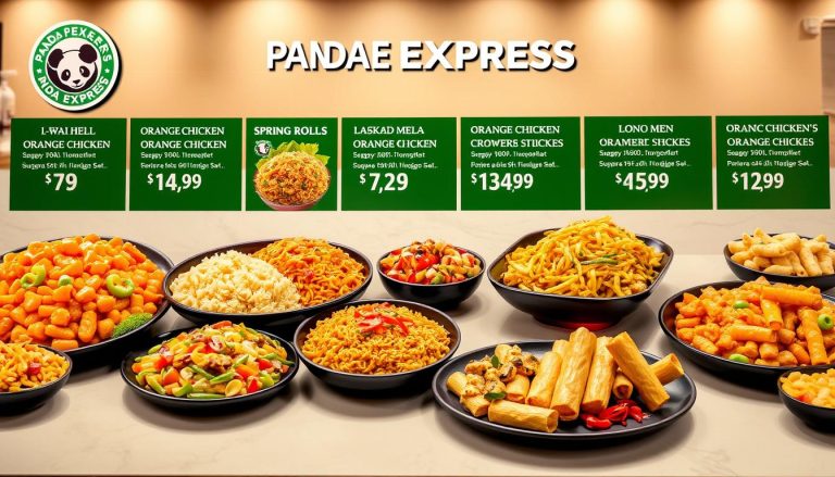 panda express menu with prices