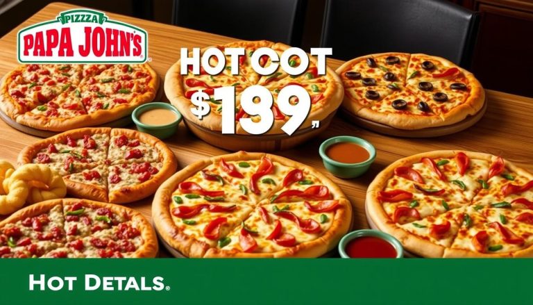 papa john's menu and specials