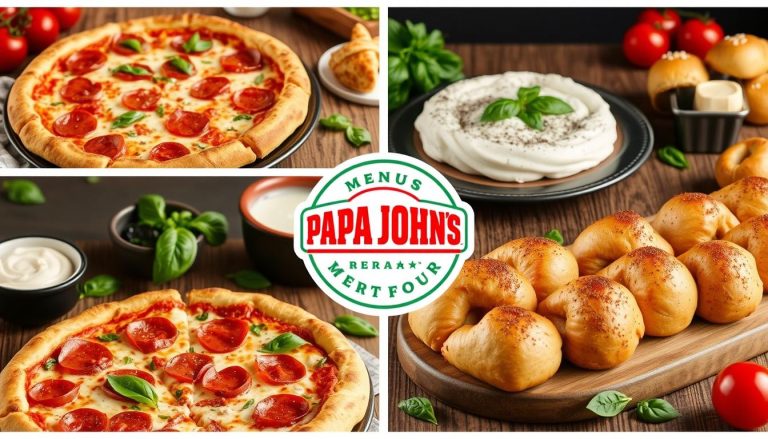 papa john's online menu