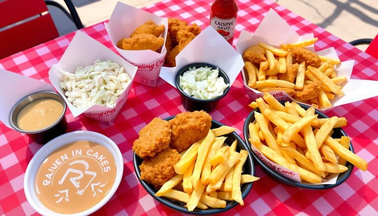 raising cane's gluten free menu