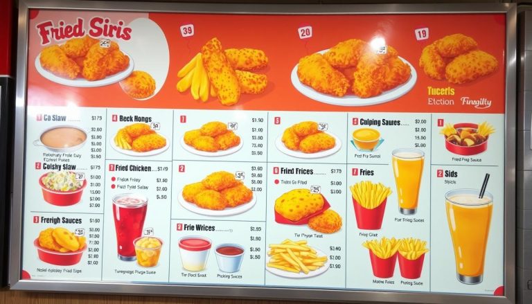 raising cane's menu with prices