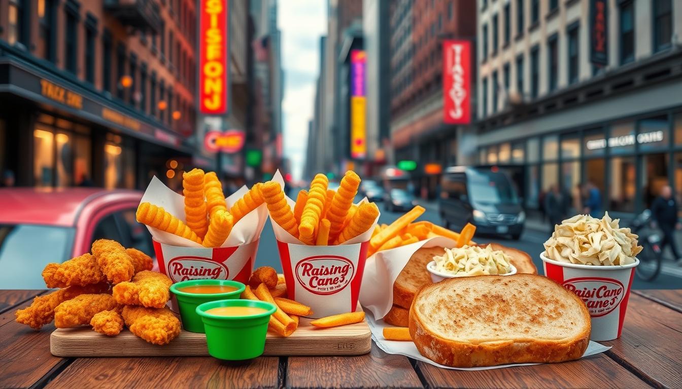 raising cane's nyc menu