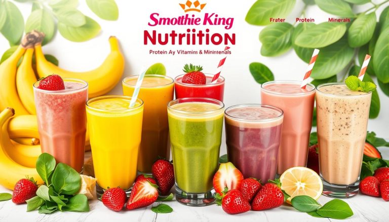 smoothie king nutrition menu