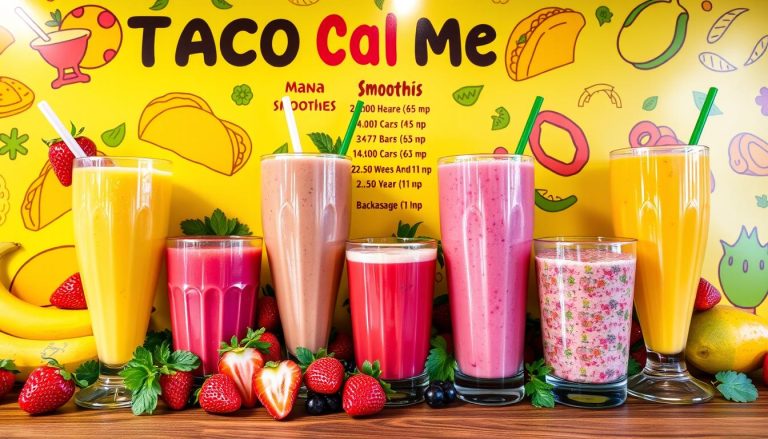 taco time smoothie menu