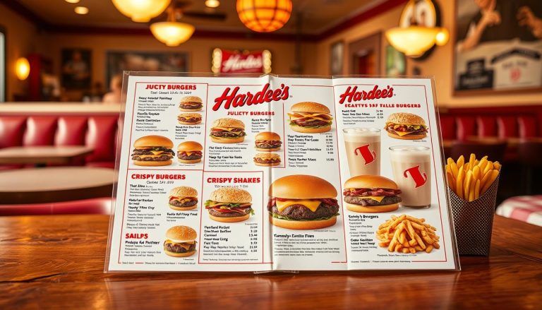 takeout hardee's menu