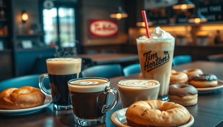 tim horton coffee menu