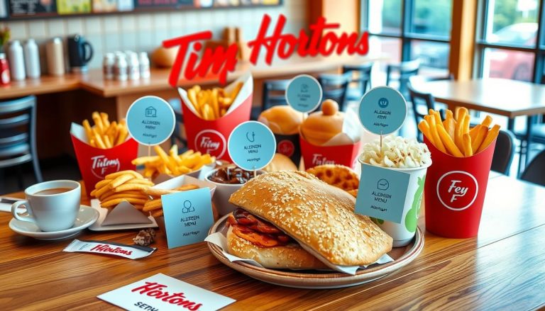 tim hortons allergen menu