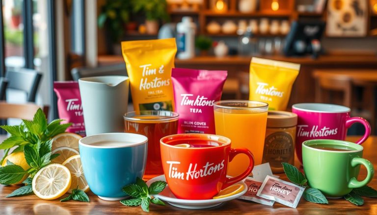 tim hortons tea menu