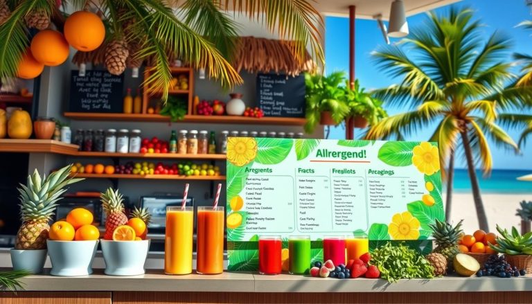 tropical smoothie cafe allergen menu