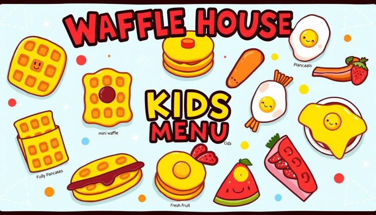 waffle house kids menu